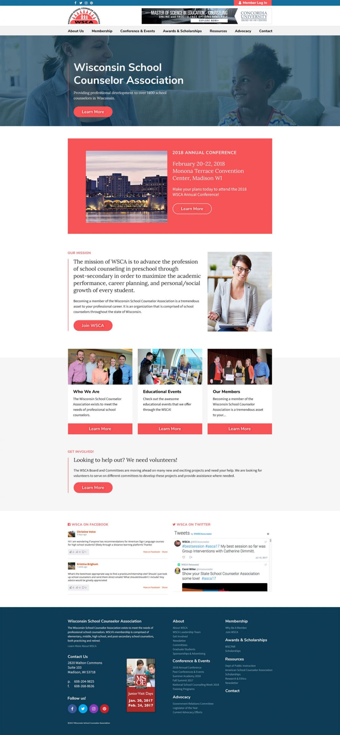 WSCA Website